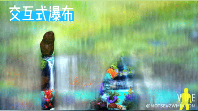 交互式瀑布动图
