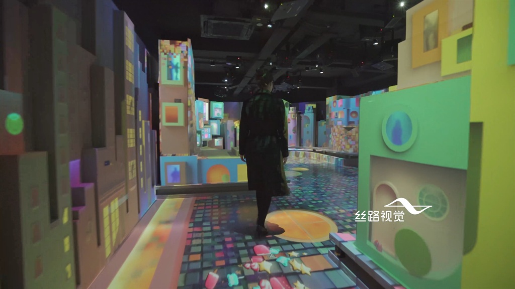 沉静空间体感交互现场画面三